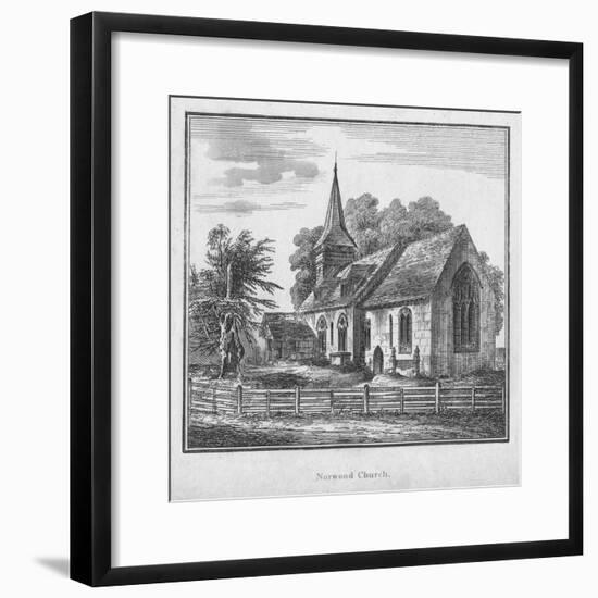 'Norwood Church', c1792-Unknown-Framed Giclee Print