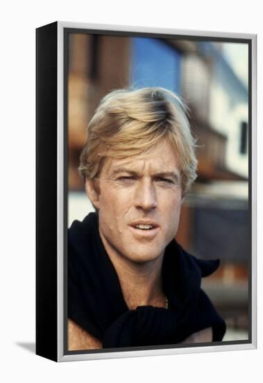 Nos plus Belles Annees THE WAY WE WERE by Sydney Pollack with Robert Redford, 1973 (photo)-null-Framed Stretched Canvas