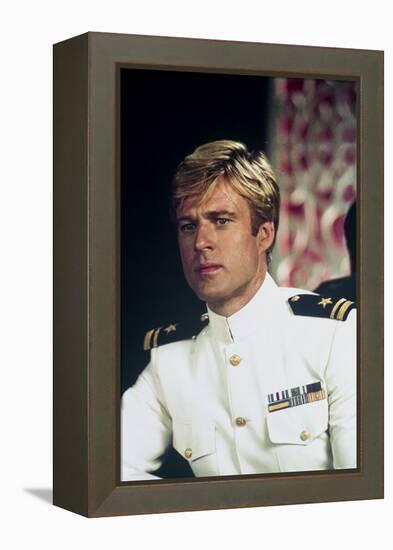 Nos plus Belles Annees THE WAY WE WERE by Sydney Pollack with Robert Redford, 1973 (photo)-null-Framed Stretched Canvas