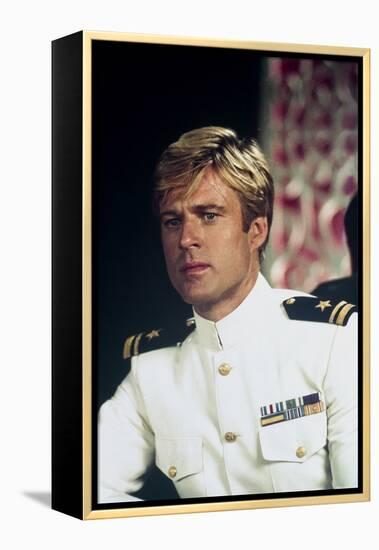 Nos plus Belles Annees THE WAY WE WERE by Sydney Pollack with Robert Redford, 1973 (photo)-null-Framed Stretched Canvas