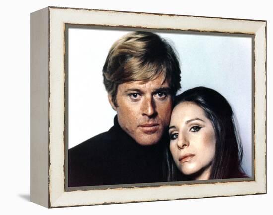 Nos plus Belles Annees THE WAY WE WERE by Sydney Pollack with Robert Redford and Barbra Streisand,-null-Framed Stretched Canvas