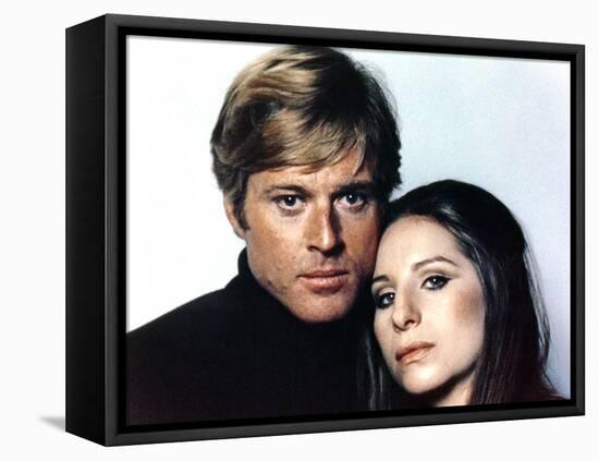 Nos plus Belles Annees THE WAY WE WERE by Sydney Pollack with Robert Redford and Barbra Streisand,-null-Framed Stretched Canvas