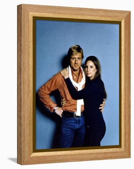 Nos plus Belles Annees THE WAY WE WERE by Sydney Pollack with Robert Redford and Barbra Streisand, -null-Framed Stretched Canvas