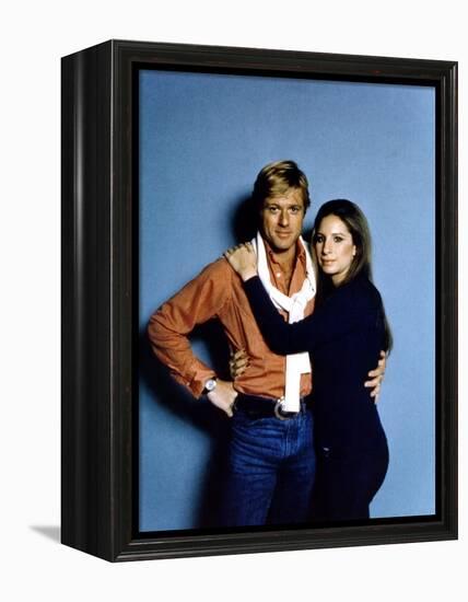 Nos plus Belles Annees THE WAY WE WERE by Sydney Pollack with Robert Redford and Barbra Streisand, -null-Framed Stretched Canvas