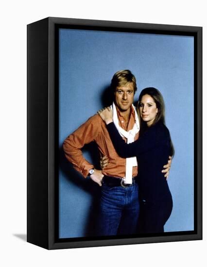 Nos plus Belles Annees THE WAY WE WERE by Sydney Pollack with Robert Redford and Barbra Streisand, -null-Framed Stretched Canvas