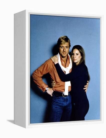 Nos plus Belles Annees THE WAY WE WERE by Sydney Pollack with Robert Redford and Barbra Streisand, -null-Framed Stretched Canvas