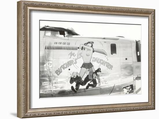 Nose Art, Butcher's Daughter, Pin-Up-null-Framed Art Print