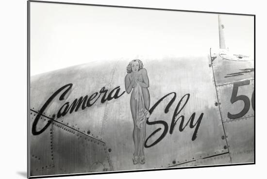 Nose Art, Camera Shy, Pin-Up-null-Mounted Art Print