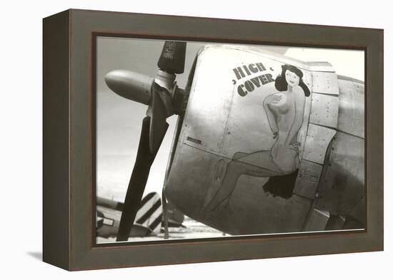 Nose Art, High Cover, Pin-Up-null-Framed Stretched Canvas