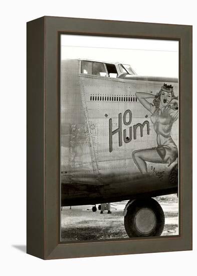 Nose Art, Ho Hum, Pin-Up-null-Framed Stretched Canvas