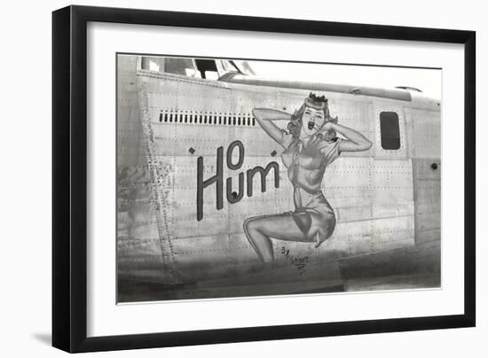 Nose Art, Ho Hum, Pin-UP-null-Framed Art Print