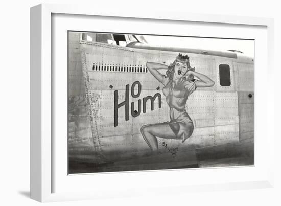 Nose Art, Ho Hum, Pin-UP-null-Framed Art Print