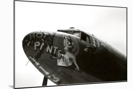 Nose Art, Hot Pants, Pin-up-null-Mounted Art Print