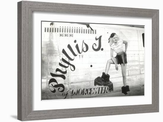 Nose Art, Phyllis J.-null-Framed Art Print