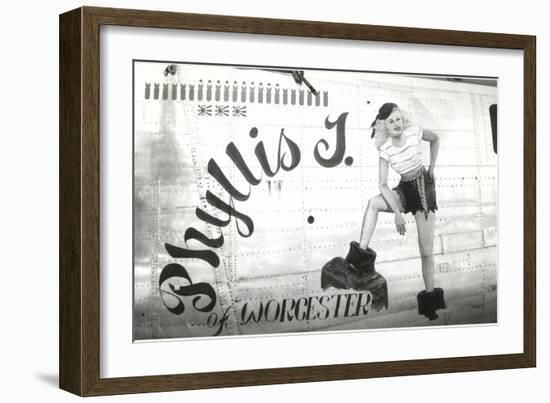 Nose Art, Phyllis J.-null-Framed Art Print