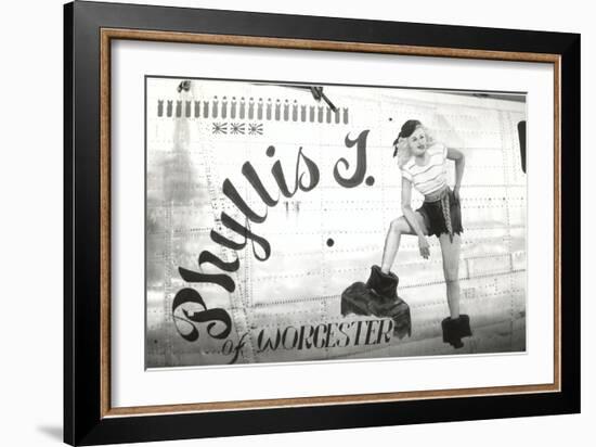 Nose Art, Phyllis J.-null-Framed Art Print