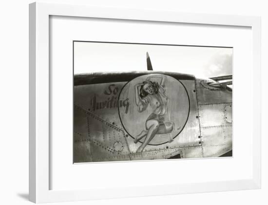 Nose Art, Pin-Up-null-Framed Art Print