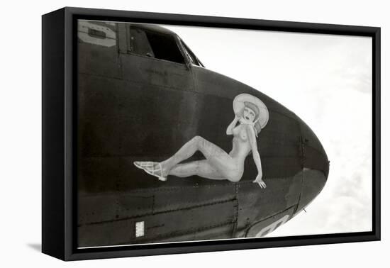 Nose Art, Pin-Up-null-Framed Stretched Canvas