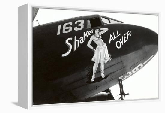 Nose Art, Shake All Over, Hula Girl-null-Framed Stretched Canvas