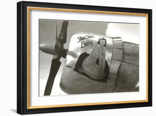 Nose Art, Shoo Shoo's Baby, Pin-up-null-Framed Premium Giclee Print