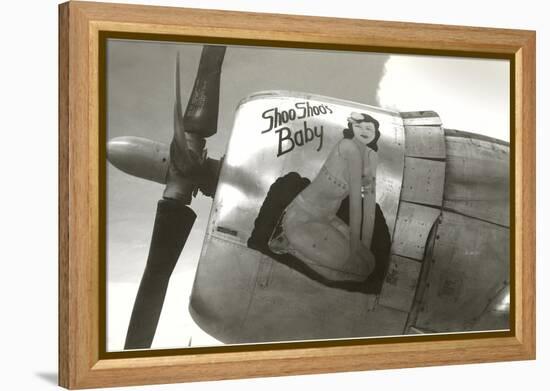 Nose Art, Shoo Shoo's Baby, Pin-up-null-Framed Stretched Canvas