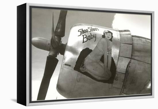 Nose Art, Shoo Shoo's Baby, Pin-up-null-Framed Stretched Canvas