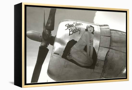 Nose Art, Shoo Shoo's Baby, Pin-up-null-Framed Stretched Canvas