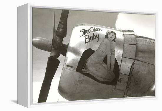 Nose Art, Shoo Shoo's Baby, Pin-up-null-Framed Stretched Canvas