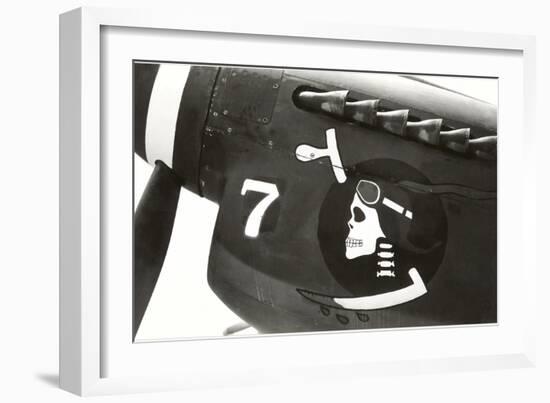 Nose Art, Skull with Goggles-null-Framed Art Print