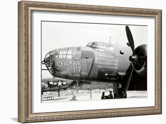 Nose Art, Sticky Kitty-null-Framed Premium Giclee Print