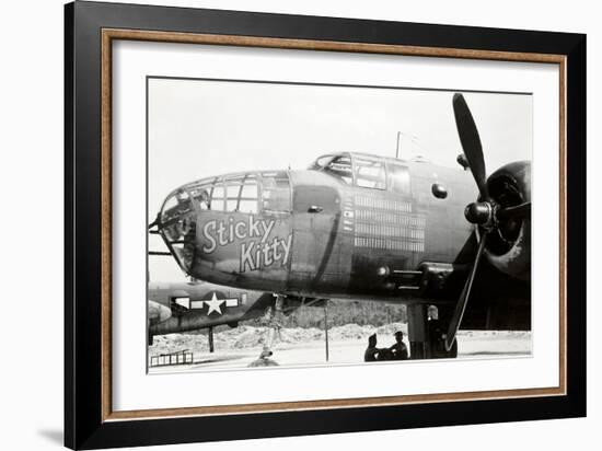 Nose Art, Sticky Kitty-null-Framed Premium Giclee Print