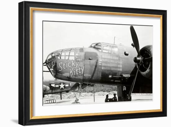 Nose Art, Sticky Kitty-null-Framed Premium Giclee Print