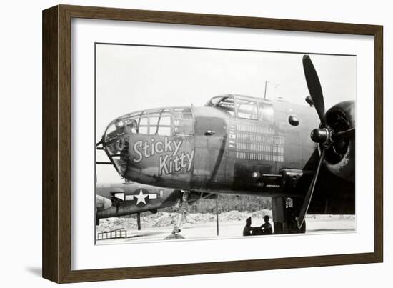 Nose Art, Sticky Kitty-null-Framed Art Print