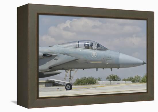 Nose Cone of a Royal Saudi Air Force F-15C-Stocktrek Images-Framed Premier Image Canvas