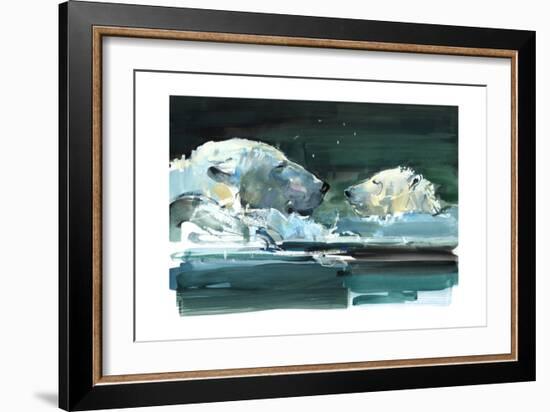 Nose to Nose, 2016-Mark Adlington-Framed Giclee Print