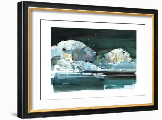 Nose to Nose, 2016-Mark Adlington-Framed Giclee Print