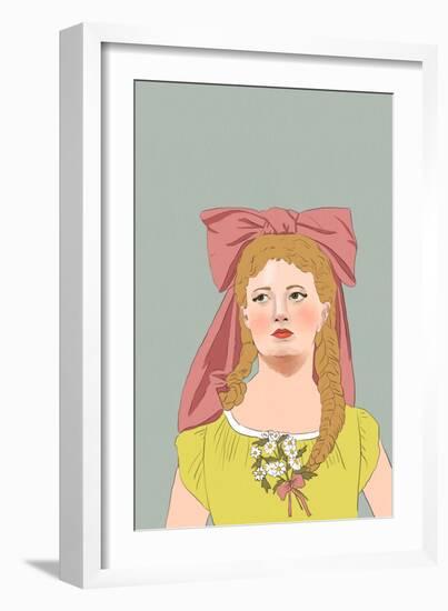 Nosegay, 2022 (Digital)-Roberta Murray-Framed Giclee Print