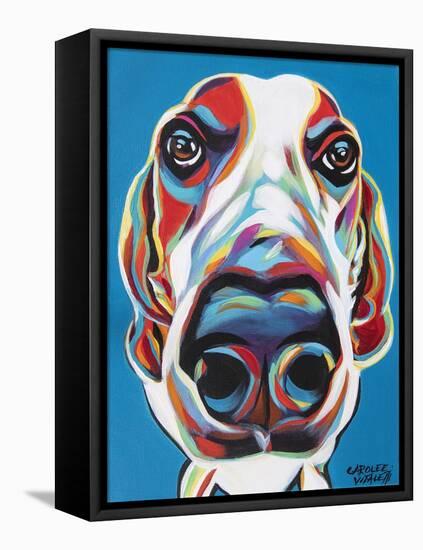 Nosey Dog I-Carolee Vitaletti-Framed Stretched Canvas