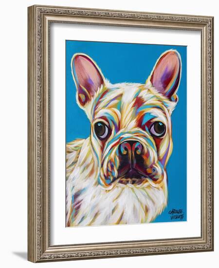 Nosey Dog III-Carolee Vitaletti-Framed Art Print