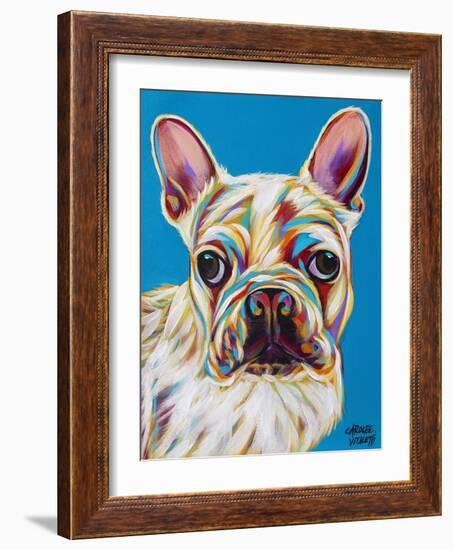 Nosey Dog III-Carolee Vitaletti-Framed Art Print