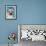 Nosey Dog III-Carolee Vitaletti-Framed Art Print displayed on a wall