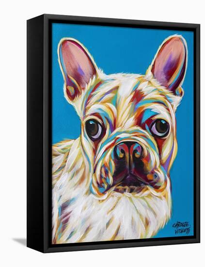 Nosey Dog III-Carolee Vitaletti-Framed Stretched Canvas