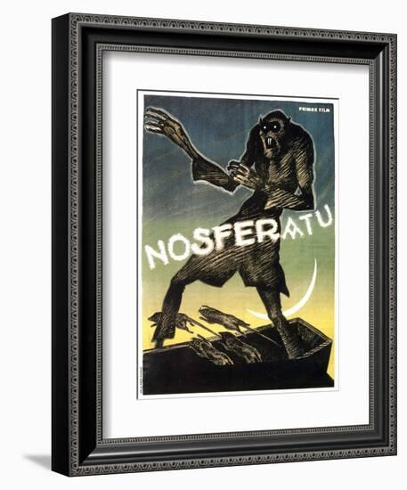 Nosferatu, a Symphony of Horror, 1922-null-Framed Premium Giclee Print