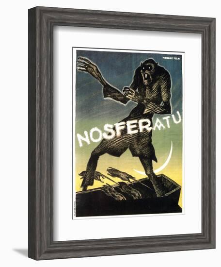 Nosferatu, a Symphony of Horror, 1922-null-Framed Art Print