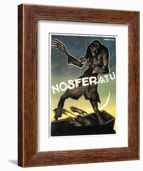 Nosferatu, a Symphony of Horror, 1922-null-Framed Art Print