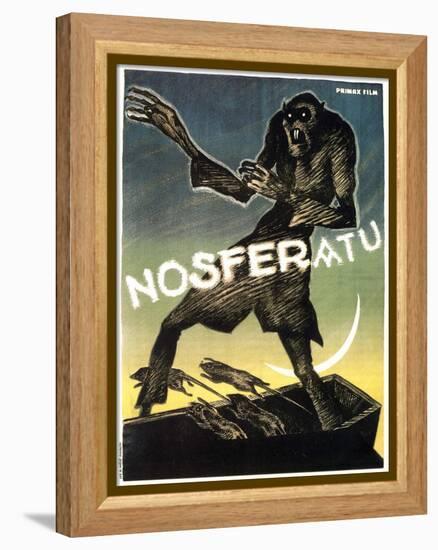 Nosferatu, a Symphony of Horror, 1922-null-Framed Stretched Canvas