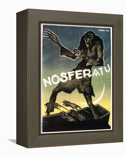 Nosferatu, a Symphony of Horror, 1922-null-Framed Stretched Canvas