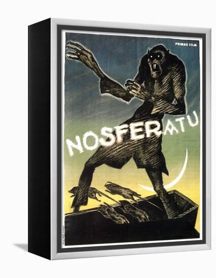 Nosferatu, a Symphony of Horror, 1922-null-Framed Stretched Canvas