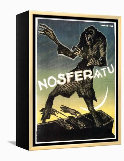 Nosferatu, a Symphony of Horror, 1922-null-Framed Stretched Canvas