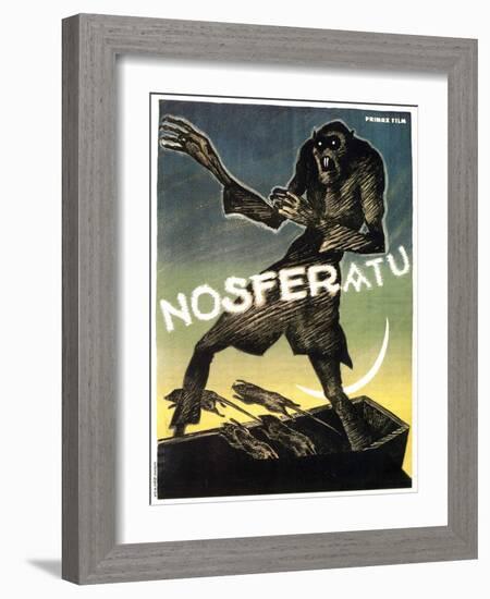 Nosferatu, a Symphony of Horror, 1922-null-Framed Art Print